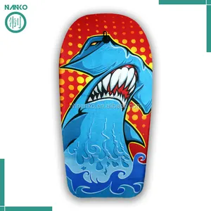 41" digital printing Shark Design Wholesale EPS Foam Surfboard Bodyboard Soft Surfboard