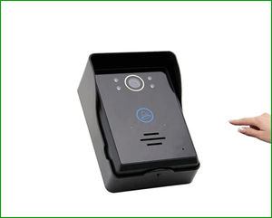 táctil tecla de 7 '' intercomunicador video acumulador recargable de la batería timbre de portero automático intercom - Product Image 5