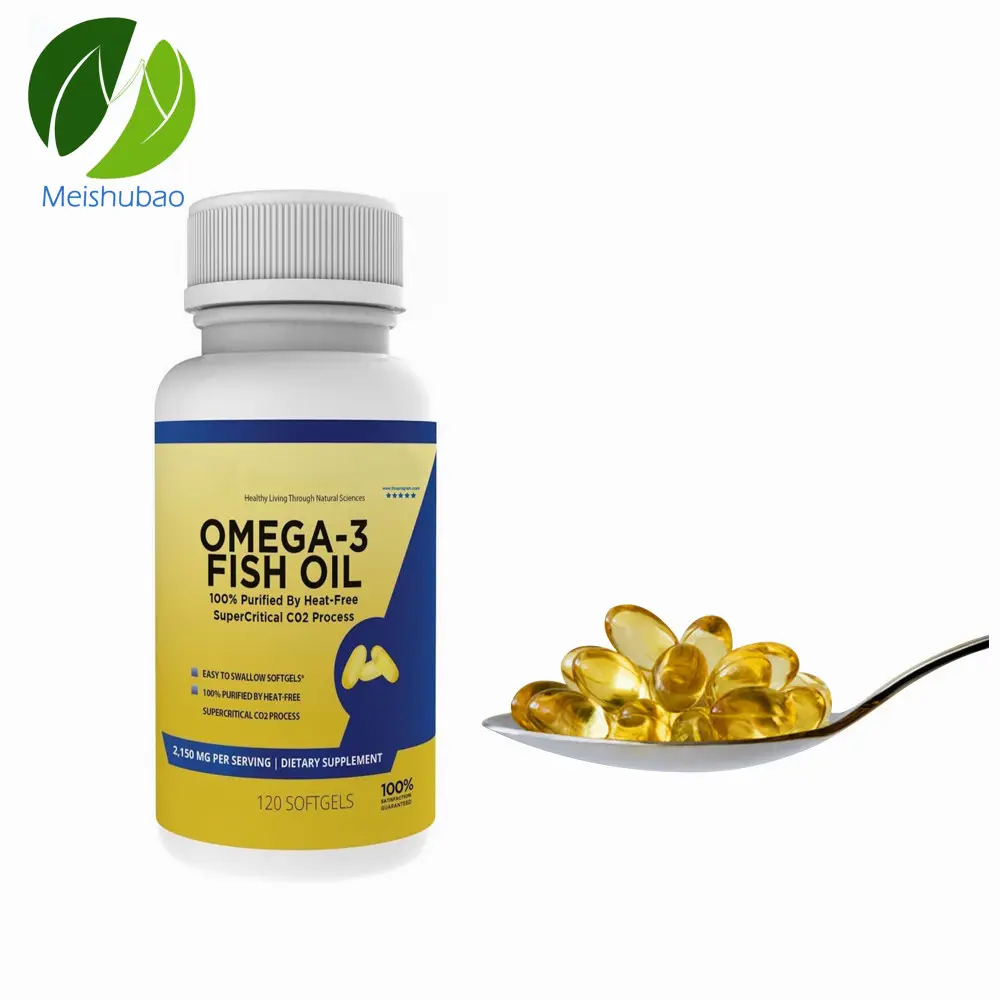 Produit en vogue huile de poisson naturelle omega-3 huile de poisson capsule softgel
