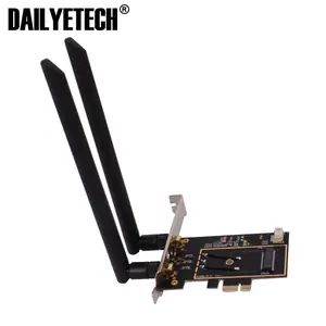 Không dây NGFF M2 Mini Pci-E để Pci-E Pci Express 1X/4X/8X/16X Chuyển Đổi Adapter PCIe WiFi adapter cho Máy Tính Để Bàn PC 8260ac/7260ac