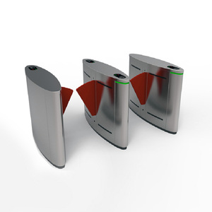 Rfid kiểm soát truy cập ESD turnstile Flap Barrier Gate cho nhà máy và lễ hội âm nhạc tổ chức sự kiện - Product Image 6