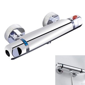 Thermostatic <strong>Shower</strong> Mixer Faucet, Thermostatic <strong>Shower</strong> Valve Mixer Tap <strong>Outlet</strong> 1/2" Standard Exposed - Product Image 2
