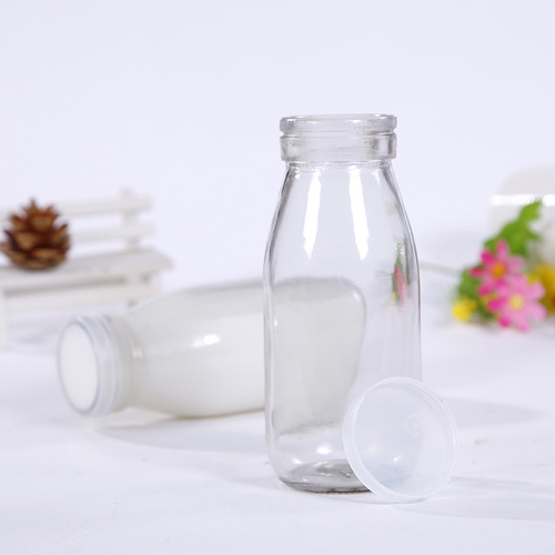 Wholesale glass milk bottle 200ml 250ml 500ml glass bottle