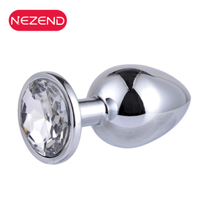 Popolare <span class=keywords><strong>Plug</strong></span> Anale in Metallo di Alta Qualità con Diamante per Giochi BDSM, Giocattolo Sessuale per Masturbazione Maschile - Product Image 3