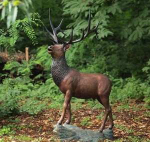 Art Dier Thema Decoraties Brons Casting Herten Standbeelden Voor Outdoor - Product Image 6