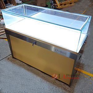 Factory Custom Made Jewelry  Glasses Display showcase Front Open Glass Display showcase - Product Image 2
