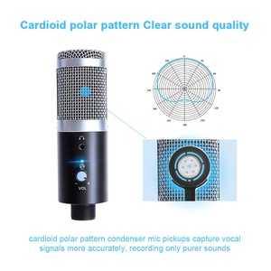 Envío gratuito profesional cardioide podcastng micrófono con trípode para juegos - Product Image 6