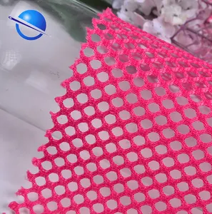 100% poliestere del grande foro esagonale lacrima-resistente tessuto di maglia per la borsa da spiaggia zaino sedia