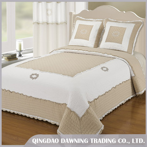 Stile <span class=keywords><strong>francese</strong></span> <span class=keywords><strong>Letto</strong></span> Copertura Copriletto Set <span class=keywords><strong>Trapunta</strong></span> di Cotone - Product Image 2
