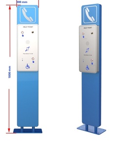 Trạm Gọi Khẩn Cấp Công Cộng Với Máy Trợ Thính, Điện Thoại SOS Điện Thoại Đường Dây Nóng Bên Đường - Product Image 2