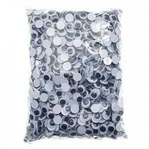 100pcs 7mm Oval Googly Eyes