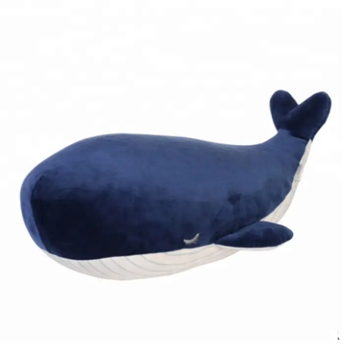 새로운 디자인 맞춤 블루 고래 장난감 동물 플러시 고래 고품질