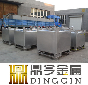 Réservoir IBC en acier inoxydable de <span class=keywords><strong>1000</strong></span> <span class=keywords><strong>litres</strong></span> <span class=keywords><strong>pour</strong></span> vin et distillerie - Product Image 3