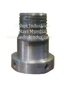 Ashok Industries Blue Cast Metal Industrial Casting Component Dual Side Ports Flanged Mounting Surface for 50 Ton Excavators - Product Image 6
