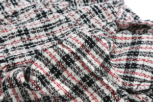 Camicie Eleganti da Donna in Tweed a Maniche Lunghe con Taglio Speciale, Bluse Invernali Eleganti da Fornitore Cinese di Abbigliamento - Product Image 5