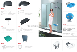 Siège de <span class=keywords><strong>douche</strong></span> pliable <span class=keywords><strong>mural</strong></span> haut de gamme TX-22 pour salle de bain et voyage - Product Image 5