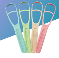 Vente en gros de gratte-langue en paille de blé pour l'hygiène buccale personnelle, pour une haleine plus fraîche