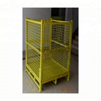 Cage de gonflage de pneus en métal d'entrepôt et équipement de stockage promus