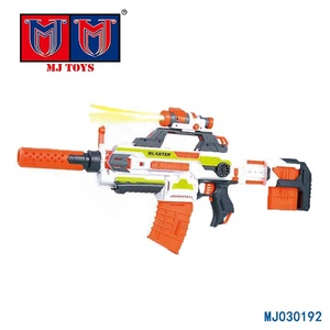 High Quality Toy Guns For Boys Kids Soft Bullet Electric Shell Ejecting Plastic Diy Building Kits