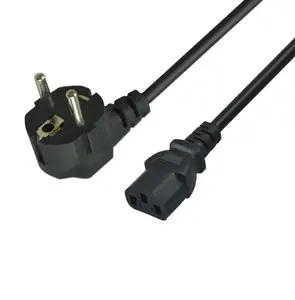 High speed 6ft Europäischen Standard großhandel IEC C13 EU plug Power Kabel