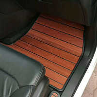 Tapis de sol de voiture personnalisé en bois, accessoire automobile fabriqué en Chine
