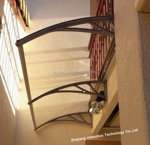 ( plastic beugel luifel) nieuwe <span class=keywords><strong>diy</strong></span> deur luifels voor voordeur patio regenhoes czcp- s53 - Product Image 5