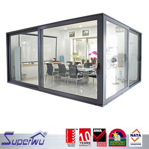 Lift & Cursore Storefront Porta Stile Tedesco Hardware Interni In Alluminio PORTE SCORREVOLI Partizione Porte In Alluminio Della Lega Europea - Product Image 5