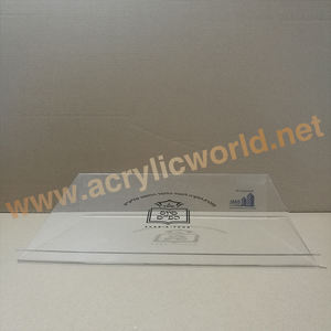 Customized High Transparent <b>Clear</b> Acrylic Book Display Holder/book <b>Shelf</b> Rack Brochure Display Rack - Product Image 2