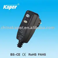 RCD Plug with Fuse, KPPR-10-CP, 250 V, 50 HZ, 10 A