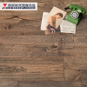 Revêtement de sol en teck blanc brossé, bois dur de qualité supérieure - Product Image 5