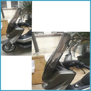 Parabrezza Alto e Lungo per Moto, Protezione Fumé per <span class=keywords><strong>NMAX</strong></span> <span class=keywords><strong>155</strong></span>, Deflettori in Policarbonato - Product Image 6