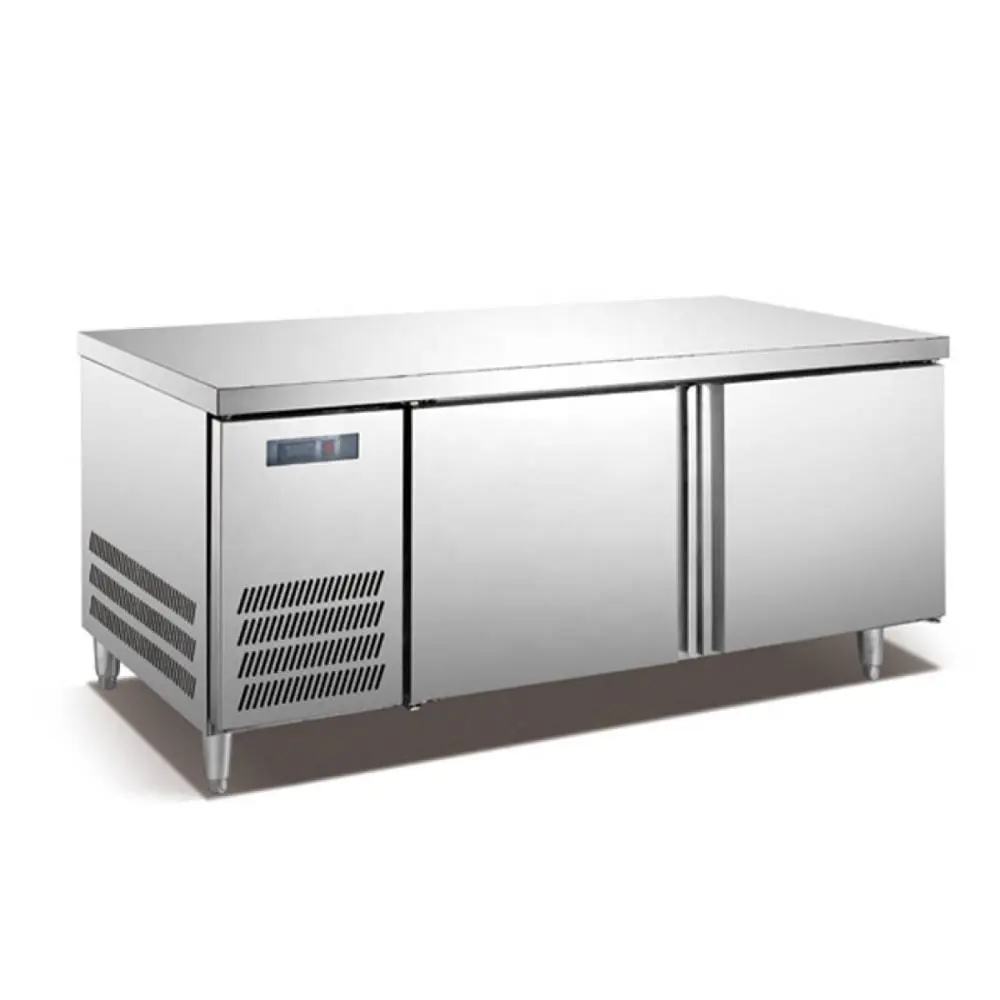 Binliac1.2m作業台ステンレス鋼冷蔵庫バーレストラン冷凍庫