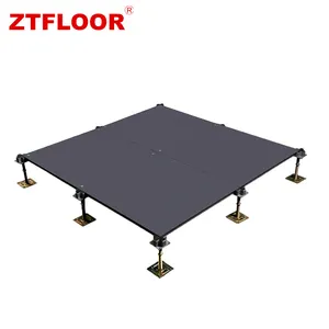 Professional 600x600mm cement infilled steel oa panel raised access floor / pedestals for data center with low price