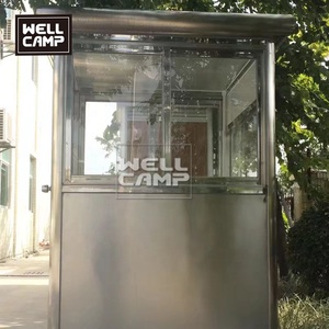 Wellcamp thép không gỉ phòng an ninh di động prefab bảo vệ gian hàng - Product Image 3