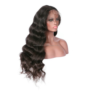 LM pelo de alta densidad 180 Peluca de cabello humano cuerpo Wave 360 LACE frontal con el pelo del bebé - Product Image 2
