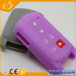 accesorios del interior del coche llave del coche 5 botón silicona ruber coche clave Shell caso de cubierta para Toyota Sienna - Product Image 1
