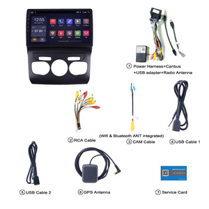 Wanqi 9 pouces 4 cœurs Android 10 voiture Audio Dvd lecteur multimédia Radio vidéo système de navigation stéréo pour Citroen C4L 2013-2017 - Product Image 6