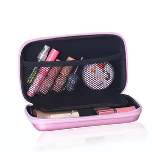 2020 newest PU leather cover eva makeup case style cosmetic bag