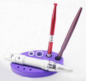 1 pezzo copertura ovale in Silicone in piedi cremagliera tatuaggio inchiostro tazza di pigmento Tatu macchina porta penne per accessori per macchina tatuaggio - Product Image 4