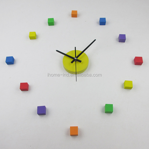 Orologio <span class=keywords><strong>da</strong></span> <span class=keywords><strong>parete</strong></span> colorful 3d orologio di grandi dimensioni fancy disegno 3d wall sticker orologio - Product Image 3