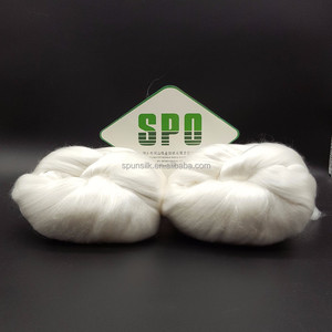 Tằm cocoon 100% Sợi Tơ Loại Sản Phẩm tussah lụa sliver, mẫu miễn phí - Product Image 6