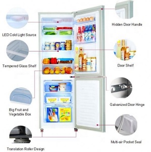 315L yüksek verimlilik ve enerji tasarrufu yıldız Defrost iki odacıklı mutfak buzdolabı - Product Image 2