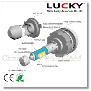 2015 de calidad superior accesorio del coche 3600lm H4 llevó el faro - Product Image 3