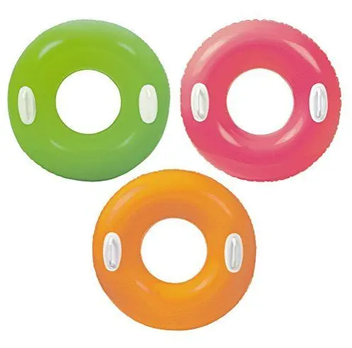 Intex-Tubos de alto brillo para piscina, con asas resistentes, para verano, 59258