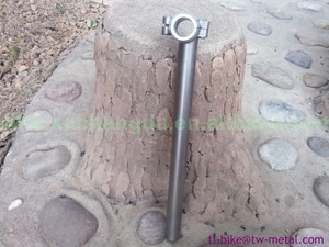 Titanium poste del asiento de bicicleta de carretera marco o bicicleta de montaña de 27.2 31.6 o 31.8 - Product Image 3