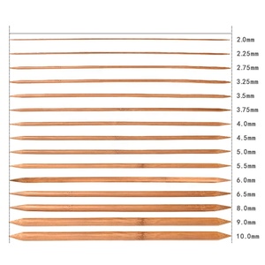 <span class=keywords><strong>15</strong></span> taille/longueur de l'ensemble 20cm <span class=keywords><strong>aiguille</strong></span> droite à Double pointe <span class=keywords><strong>aiguille</strong></span> à <span class=keywords><strong>tricoter</strong></span> en bambou avec/2.0-10.0mm - Product Image 2