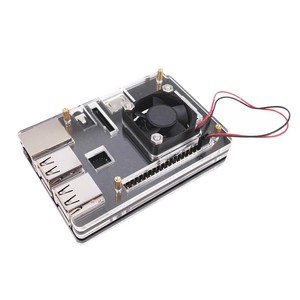 Caso <span class=keywords><strong>Raspberry</strong></span> <span class=keywords><strong>Pi</strong></span> 3 e <span class=keywords><strong>Pi</strong></span> <span class=keywords><strong>2</strong></span> Modello B Acrilico con Foro ventola <span class=keywords><strong>Raspberry</strong></span> <span class=keywords><strong>pi</strong></span> caso Box - Product Image 2
