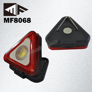 Dấu hiệu tam giác dẫn đèn giao thông Pin hoạt động nhấp nháy màu đỏ cho xe khẩn cấp nhỏ nhấp nháy nhấp nháy cho an toàn đường bộ - Product Image 2