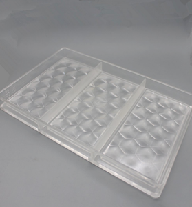 Benutzer definierte Handarbeit PC Clean Kunststoff Wieder verwendbare Polycarbonat Schokoladen form - Product Image 2