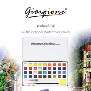 Juego de pintura de acuarela sólida de 48 colores de alta calidad de Giorgione, caja de lata gratis, regalos adicionales para lienzo de papel, fábrica directa de China - Product Image 2